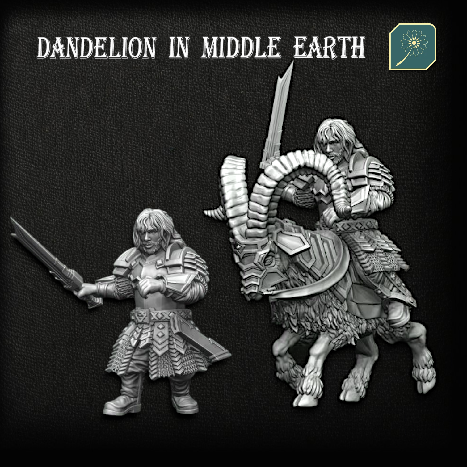 Ki-Ki Foot and Mounted